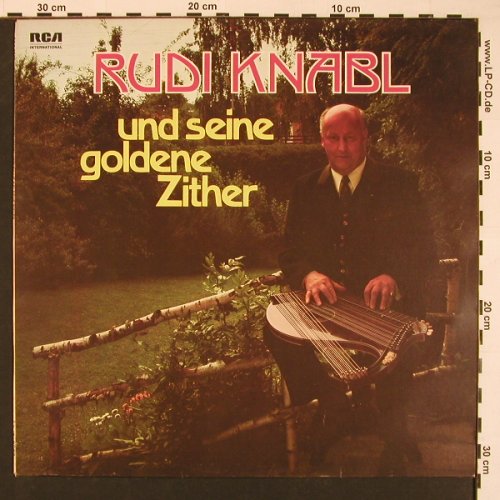 Knabl,Rudi: Und seine goldene Zither, RCA (26.21446 AF), D, 1975 Typ: LP Best.-Nr.: X8504 Preis: 7,50 Euro