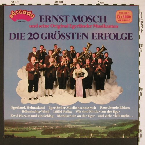 Mosch,Ernst & Seine Orig.Egerländer: Die 20 Größten Erfolge, Arcade(ADE G 38), D,  - LP - X8505 - 6,00 Euro