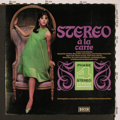 V.A.Stereo a' la carte: Phase 4 Stereo 20-Kanal-Aufnahme, Decca (S 16800-P), D, m-/vg+ Typ: LP Best.-Nr.: X8527 Preis: 5,00 Euro