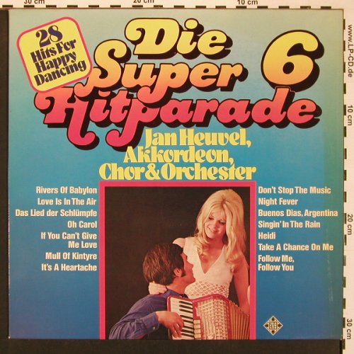 Heuvel,Jan: Die Super Hitparade 6, Telefunken(6.23568 AF), D, 1978 - LP - X8597 - 5,00 Euro
