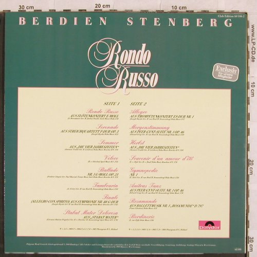 Stenberg,Berdien: Rondo Russo, Club Ed., Polydor(60 106 2), D, 1983 - LP - X85 - 6,00 Euro