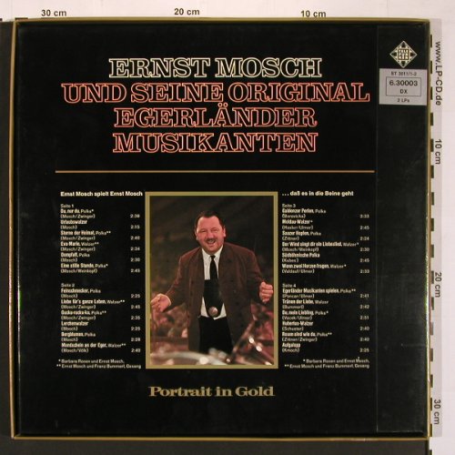 Mosch,Ernst & Egerländer: Portrait In Gold, Box +Poster, Telefunken(6.30003 DX), D, 1972 - 2LP - X8600 - 9,00 Euro