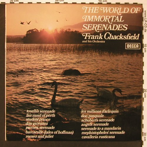 Chacksfield,Frank & his Orch.: The World Of Immortal Serenades '58, Decca, SampleStol (SPA 298), UK, Ri Typ: LP Best.-Nr.: X8625 Preis: 6,00 Euro