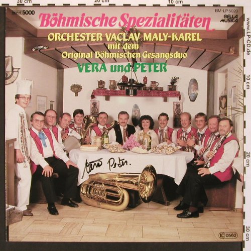 Maly-Karel Orch.,Vaclav: Böhmische Spezialitäten, sign., Bella Musica(D1B5 020), D,  - LP - X8627 - 6,00 Euro
