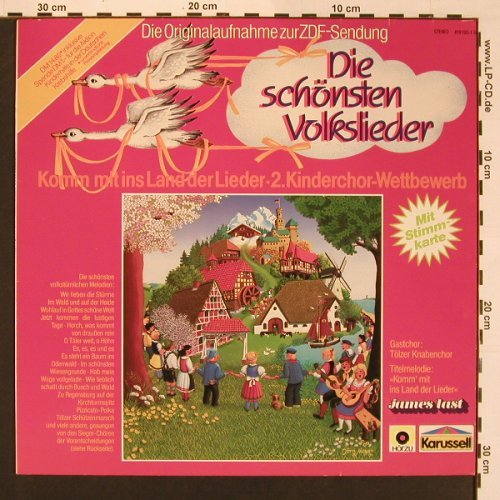 V.A.Komm mit ins Land der Lieder: 2.Kinderchor Wettbewerb, James Last, Karussell (819 190-1), D Typ: LP Best.-Nr.: X8640 Preis: 6,00 Euro
