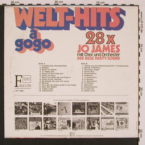 James,Jo mit Chor und Orch.: Welt-Hits a Gogo, 28x, m-/vg+, Falcon (L-ST 7086), D Typ: LP Best.-Nr.: X8670 Preis: 5,00 Euro