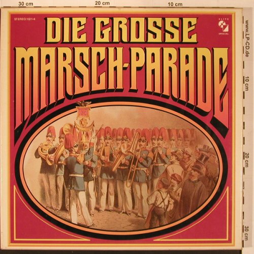 V.A.Die grosse Marschparade: Blasorchester, Berlin, Wien, Box, Elite (112/1-4), D Typ: 4LP Best.-Nr.: X8747 Preis: 9,00 Euro