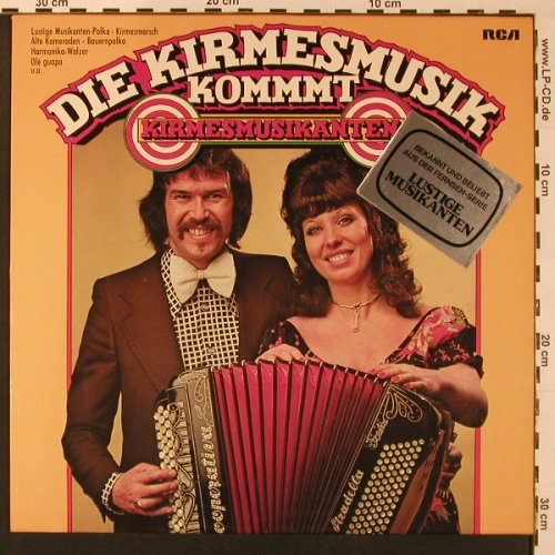 Kirmesmusikanten: Die Kirmesmusik kommt, RCA (26.21540AS), D, 1975 Typ: LP Best.-Nr.: X8912 Preis: 7,50 Euro