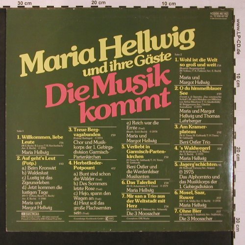 Hellwig,Maria & Gäste: Die Musik kommt, Odeon (056-46 142), NL Typ: LP Best.-Nr.: X8923 Preis: 7,50 Euro