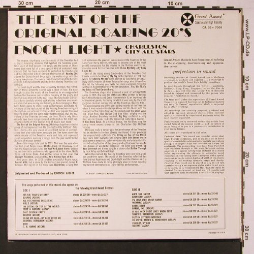 Light,Enoch  Charston City Allstars: The Best o.t. Original Roaring 20's, Grand Award(GA 33 7001), US, 1962 - LP - X8970 - 9,00 Euro