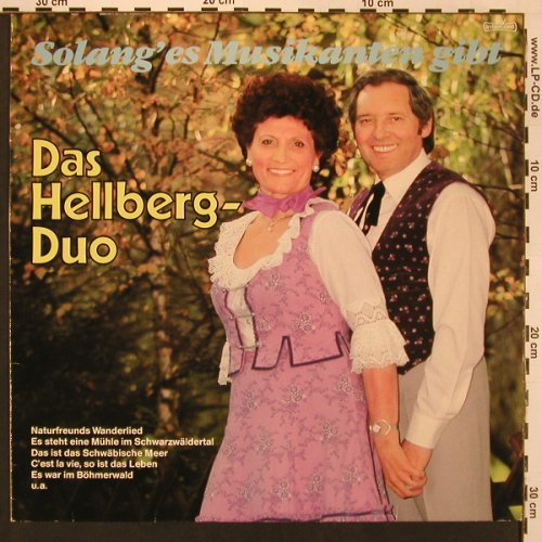 Hellberg-Duo: Solang'es Musikanten gibt, Intercord (INT 150.040), D, 1980 Typ: LP Best.-Nr.: X9011 Preis: 6,00 Euro