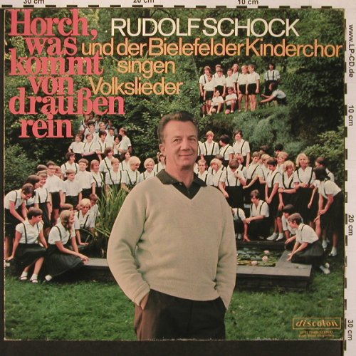 Schock,Rudolf: Horch, was kommt von draußen 'rein, Discoton(78 469), D,  - LP - X9021 - 7,50 Euro