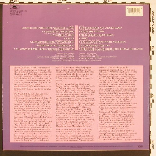 Wunderlich,Klaus: Romantische Melodien, Wersi Orgel H, Polydor(823 485-1), D, sign., 1984 - LP - X9338 - 12,50 Euro