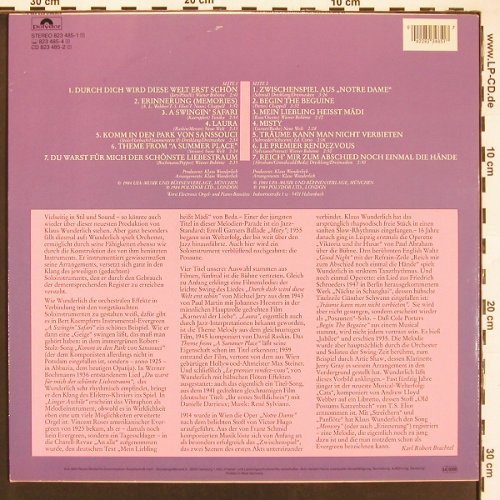 Wunderlich,Klaus: Romantische Melodien, Wersi Orgel H, Polydor (823 485-1), D, sign., 1984 Typ: LP Best.-Nr.: X9338 Preis: 12,50 Euro