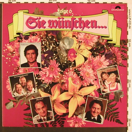V.A.Sie Wünschen.. Folge 6: Alfons Baue... Georg Blädel, 12Tr., Polydor (2437 997), D, 1979 Typ: LP Best.-Nr.: X9453 Preis: 5,00 Euro