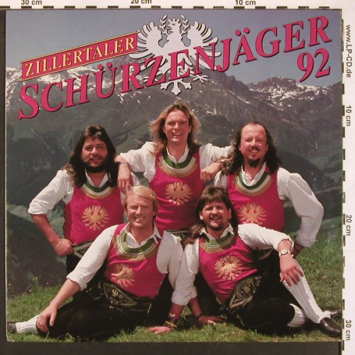Zillertaler Schürzenjäger: Same '92, Ariola(212 095), D, 1991 - LP - X9546 - 7,50 Euro