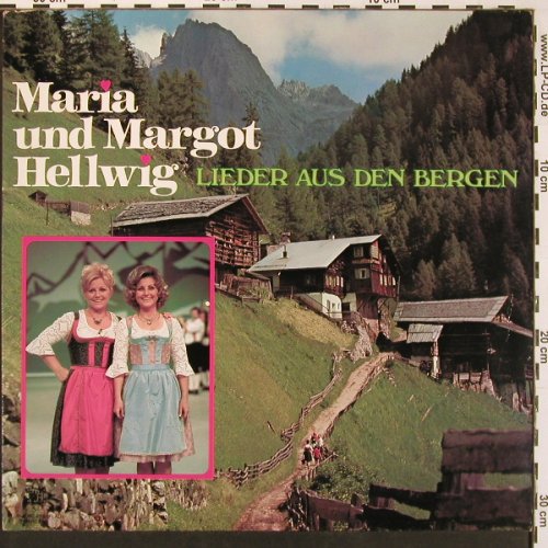 Hellwig,Maria & Margot: Lieder aus den Bergen, Telefunken Club Sondwera (65 686 8), D, 1977 Typ: LP Best.-Nr.: X9713 Preis: 7,50 Euro