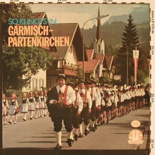V.A.So klingts in: Garmisch-Partenkirchen, Isaar Ton / EMI (1 C 048-42 113), D, 1974 Typ: LP Best.-Nr.: X9716 Preis: 6,00 Euro