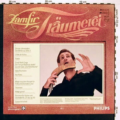 Zamfir,Gheorghe & Orch.Harry v.Hoof: Träumerei, Philips (6313 019), D, 1980 Typ: LP Best.-Nr.: X9744 Preis: 5,00 Euro