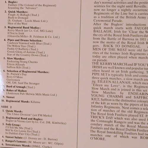 Royal Irish Rangers: 300 Years Of Service,Foc, Dave's Tonstudio (WK 30.1149), D Typ: LP Best.-Nr.: X9855 Preis: 7,50 Euro