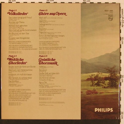 V.A.Das große Chor Album: Volkslieder, Opern, Weltl., Geistl., Philips (6641 266), D, 1970 Typ: 2LP Best.-Nr.: X9991 Preis: 9,00 Euro