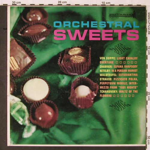 V.A.Orchestral Sweets: Von Suppe, Chabrier, Ketelby.., Parliament Rec. (PLP-140), US, 1961 Typ: LP Best.-Nr.: Y1437 Preis: 7,50 Euro