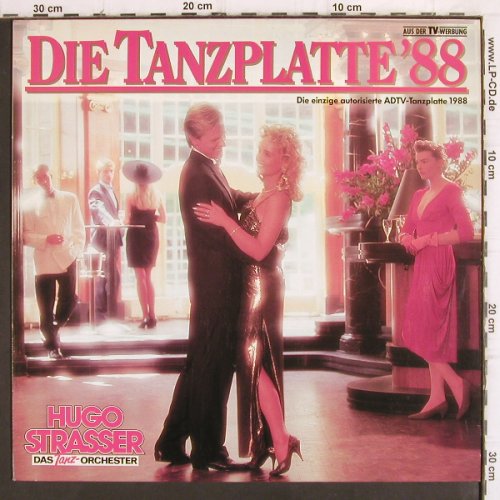 Strasser,Hugo & Tanz-Orch.: Die Tanzplatte'88, ADTV, EMI, Club-Sonderaufl.(32 593-6), D, 1987 - LP - Y143 - 6,00 Euro