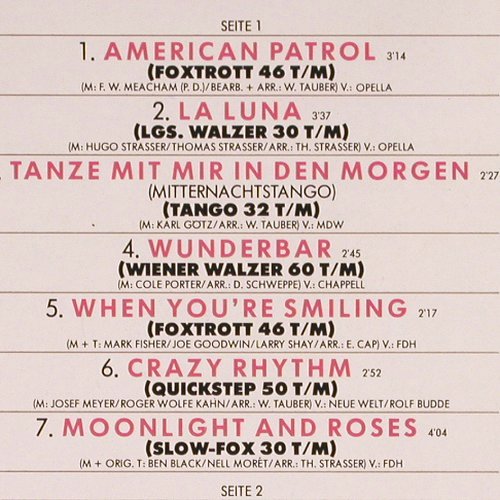 Strasser,Hugo & Tanz-Orch.: Die Tanzplatte'88, ADTV, EMI, Club-Sonderaufl.(32 593-6), D, 1987 - LP - Y143 - 6,00 Euro