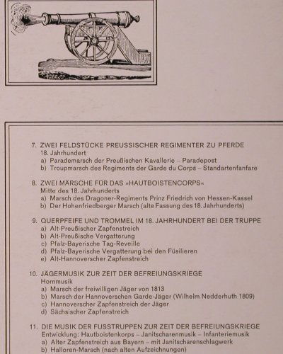 V.A.Militärmusik aus vier Jahrh.: Märsche, Zapfenstreiche, Feldmusik., Ariola (32 127), D, Foc, 1967 Typ: LP Best.-Nr.: Y1448 Preis: 9,00 Euro