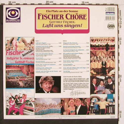 Fischer Chöre: Laßt uns singen ! Gotthilf Fischer, Teldec (6.26723 DC), D, 1987 Typ: LP Best.-Nr.: Y2120 Preis: 5,00 Euro
