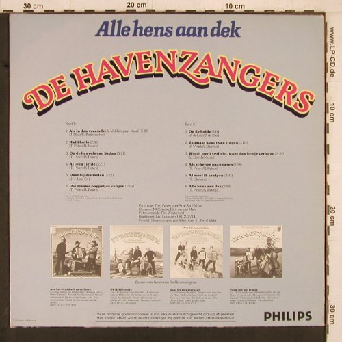 De Havenzangers: Alle hens aan dek, Philips(6423 445), NL, 1981 - LP - Y2222 - 6,00 Euro
