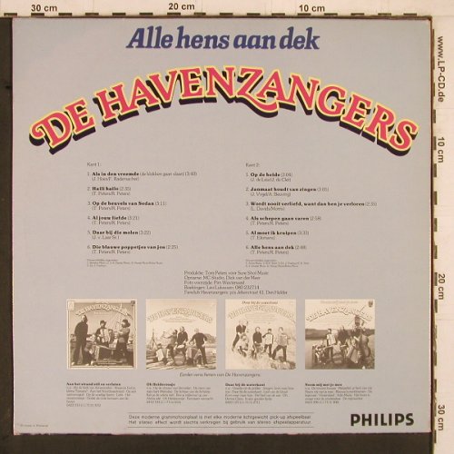 De Havenzangers: Alle hens aan dek, Philips (6423 445), NL, 1981 Typ: LP Best.-Nr.: Y2222 Preis: 6,00 Euro