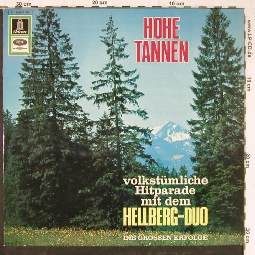 Hellberg-Duo: Hohe Tannen, Odeon (C 062-28 474), D Typ: LP Best.-Nr.: Y2463 Preis: 6,00 Euro