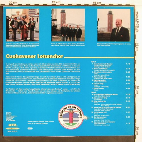 Cuxhavener Lotsenchor: Eimal noch nach Bombay, MVS (10 33 73), D Typ: LP Best.-Nr.: Y2485 Preis: 7,50 Euro