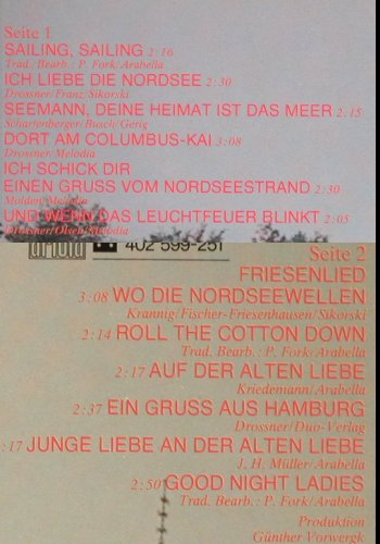 Cuxhavener Lotsenchor & Trio Maris: Auf der Alten Liebe, Ariola (202 599-241), D, 1980 Typ: LP Best.-Nr.: Y2486 Preis: 9,00 Euro