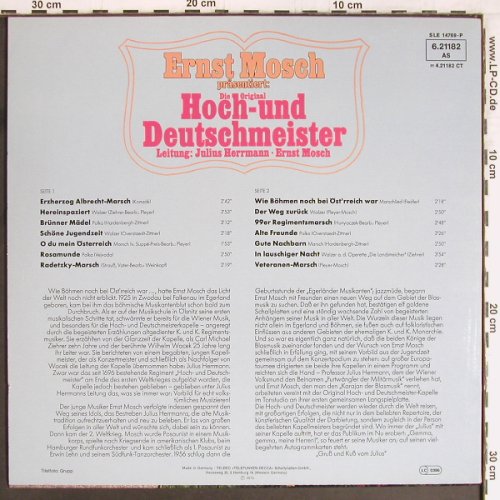 Mosch,Ernst & Prof.J.Herrmann: Wie Böhmen noch bei Öst'rreich war, Telefunken(6.21182 AS), D, 1974 - LP - Y2761 - 6,00 Euro