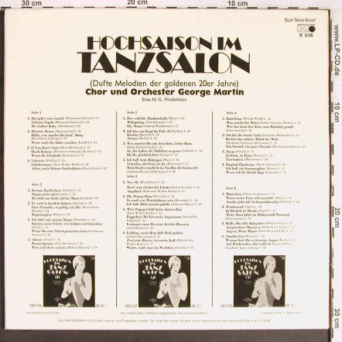 Martin,George & Chor+Orch.: Hochsaison Im Tanzsalon, Foc, Metronome(K 3/26), D, 1970 - 3LP - Y2779 - 7,50 Euro