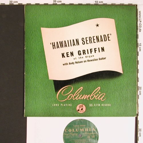 Griffin,Ken & Nelson,Andy: Hawaiian Serenade (Organ,Guitar), Columbia (33S 1057), UK Typ: 10" Best.-Nr.: Y2827 Preis: 7,50 Euro