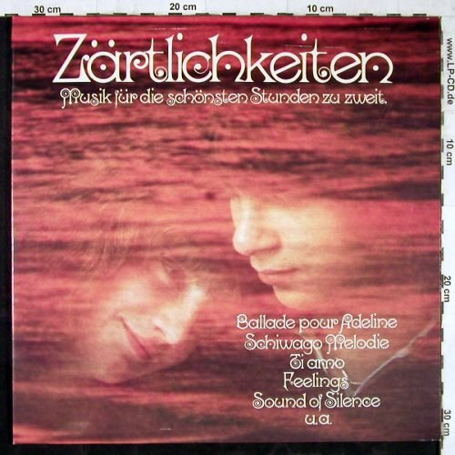 V.A.Zärtlichkeiten: 14 Tr.,Foc, instrum., Mapa,Gummi u.Plastik (M 2), D Typ: LP Best.-Nr.: Y2911 Preis: 6,00 Euro