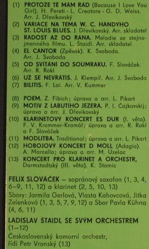 Slovacek,Felix: 4, a L Staidl se svym Orchestrem, Supraphon(1113 2246 H), CZ, 1977 - LP - Y2947 - 6,00 Euro