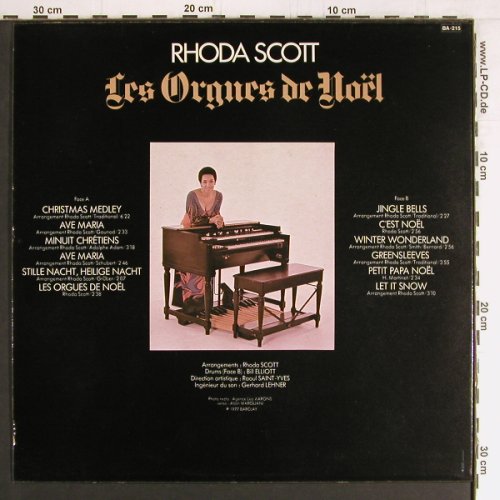Scott,Rhoda: Les Orgues De Noel, Barclay(90.147), F, 1977 - LP - Y2973 - 6,00 Euro