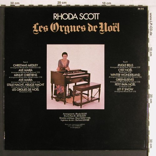 Scott,Rhoda: Les Orgues De Noel, Barclay (90.147), F, 1977 Typ: LP Best.-Nr.: Y2973 Preis: 6,00 Euro
