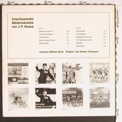 American Military Band: Sousa-Maersche,Cpt.Wayne Thompson, Elite (SOLP-351), D Typ: LP Best.-Nr.: Y3017 Preis: 7,50 Euro