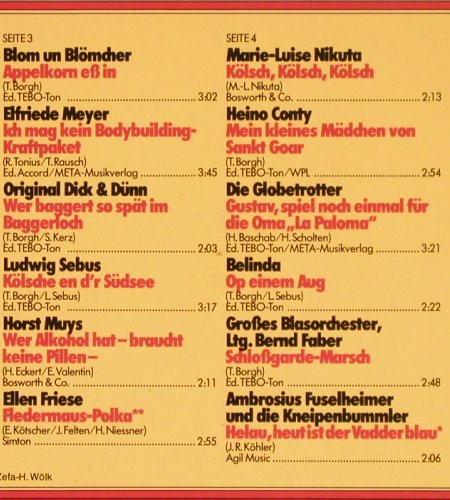 V.A.Alaaf und Helau: Heino Conty...AmbrosiusFuselheimer, Philips(6623 139), D, Foc, 1979 - 2LP - Y3034 - 7,50 Euro