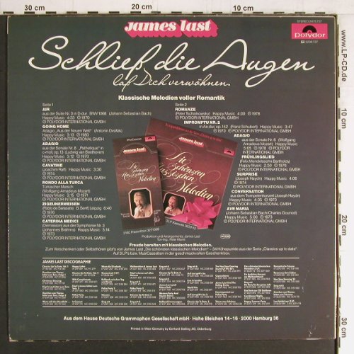 Last,James: Schließ die Augen laß dichVerwöhnen, Polydor(2475 737), D,  - LP - Y3040 - 6,00 Euro