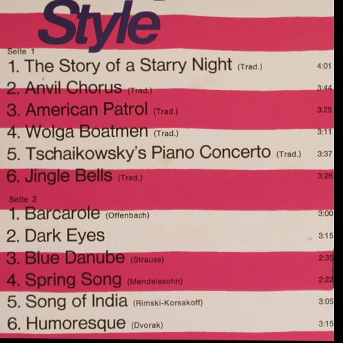 Reese,Heino and his Dance Orch.: Musik im Glenn Miller/Dorsey Style, Diamant (6.22699 AD), D(cover~~), 1973 Typ: LP Best.-Nr.: Y3056 Preis: 5,00 Euro