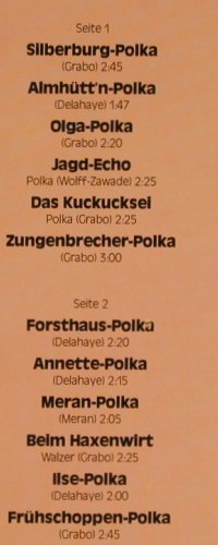 Grabo,Edi &d.lustigen Bergmusikaten: Polkas mit Schwung, Telefunken (6.23983 AF), D, 1979 Typ: LP Best.-Nr.: Y3060 Preis: 6,00 Euro