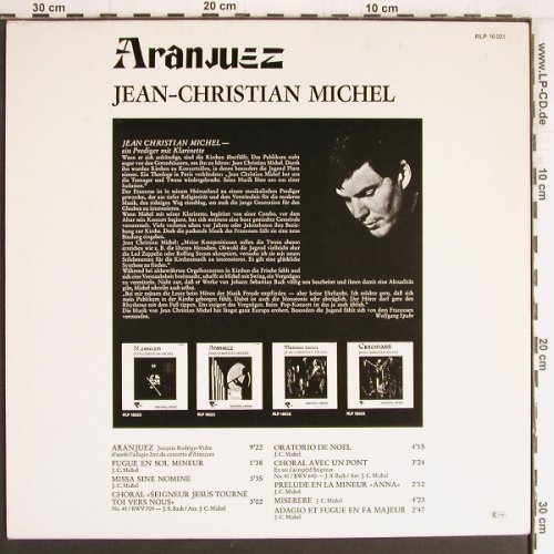 Michel,Jean-Christian: Aranjuez, Riviera(RLP 16 021), D, 1970 - LP - Y3161 - 6,00 Euro