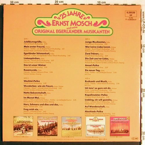 Mosch,Ernst & seine Orig.Egerländer: Jubilumsgrüsse, Foc, Telefunken(6.28539 DP), D, 1981 - 2LP - Y3179 - 9,00 Euro