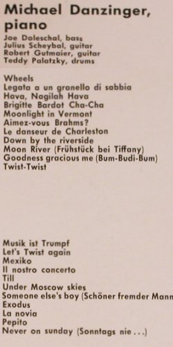 V.A.Piano Cocktail XIII: Michael Danzinger, piano, Amadeo (AVRS 8072), A Typ: 10" Best.-Nr.: Y3197 Preis: 7,50 Euro
